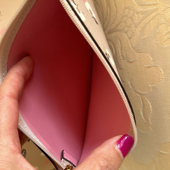 NWOT Kate Spade ♠️ New York Floral Ditsy Tote Beige With Matching Zipper Pouch - Picture 13 of 16